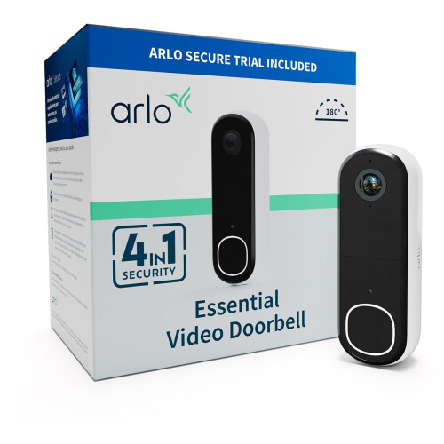 Arlo HD - Videodeurbel - Draadloos - HD-kleurenvideo - 1280x720 Tweedehands