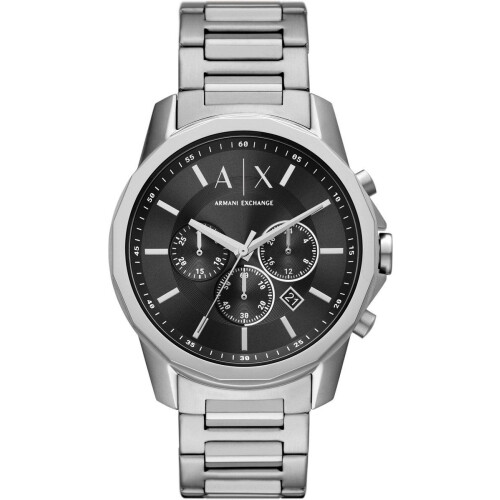 Armani Exchange AX1720 - Herenhorloge 44 mm - Quartz - Zilverkleurig