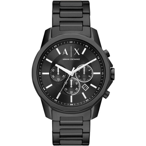 Armani Exchange AX1722 - Herenhorloge - Quartz - 44 mm - Zwart Tweedehands