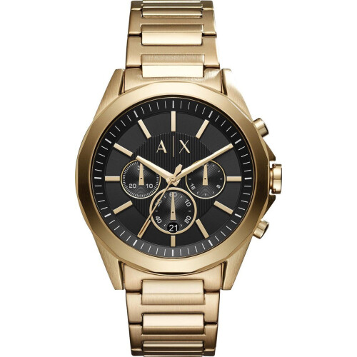 Armani Exchange AX2611 - Herenhorloge - Chronograaf 44 mm - Goudkleurig