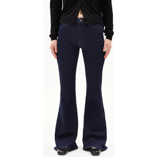 ARMEDANGELS dames vegan Flared Jeans Anamaa Maggiore Navy Tweedehands