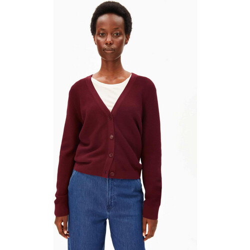 ARMEDANGELS dames vegan Vest Mental Left Rood Tweedehands