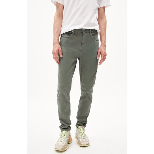 ARMEDANGELS mannen vegan Aarjo Jeans Grey Green Tweedehands