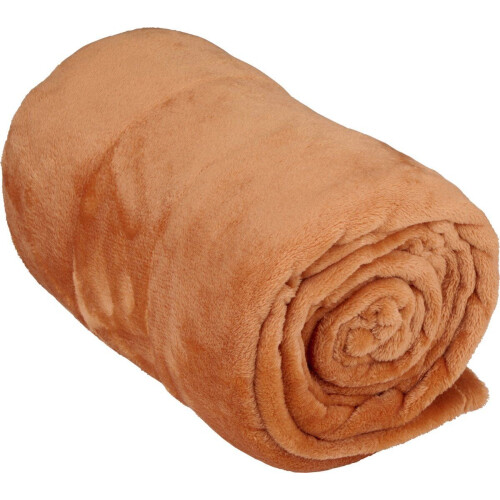 Arti Casa Fleece Deken 150 x 200 cm - Super Zacht - Terracotta
