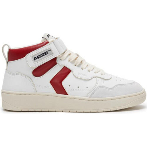 ARZE mannen vegan Taiga Hi Sneakers Rood Tweedehands