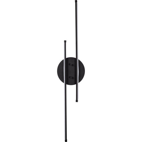 Asir - Wandlamp - Geïntegreerde LED 16W 3000K - Zwart - 17 x 86 x 5 cm