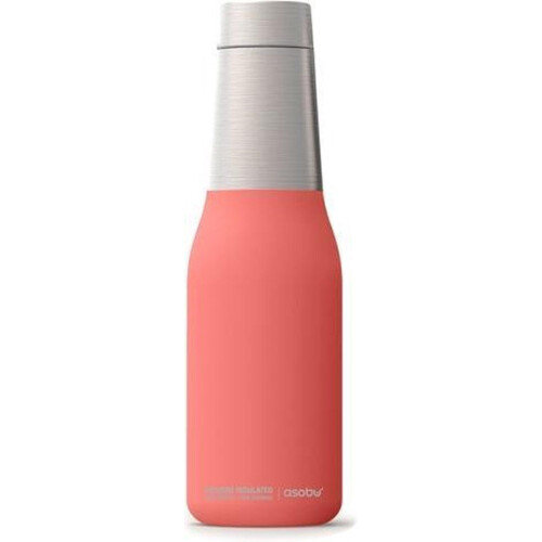 Asobu Oasis - Drinkfles - 600 ml - Roze Roestvrijstaal