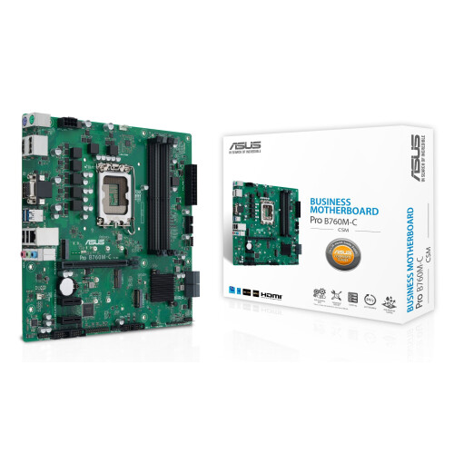 ASUS PRO B760M-C-CSM Intel B760 LGA 1700 micro ATX Tweedehands