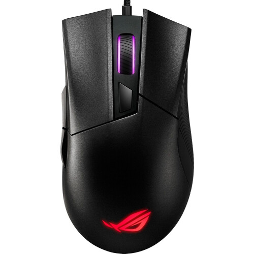 ASUS ROG Gladius II Core - Gaming-muis - 6200dpi - Draad - 6 knoppen - Rechtshandig Tweedehands