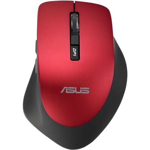 ASUS WT425 - Draadloze muis - 1600 dpi - Rood