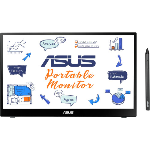 ASUS ZenScreen MB14AHD - Monitor - Full HD 1920x1080 IPS - Zwart