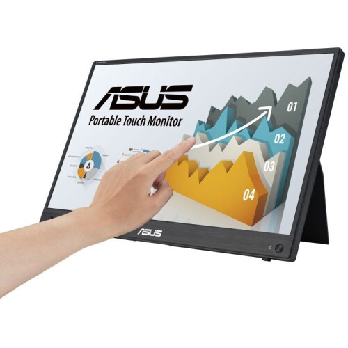 ASUS ZenScreen Touch MB16AHT - 15,6"Full HD IPS Touchscreen - 1920 x 1080 - Zwart