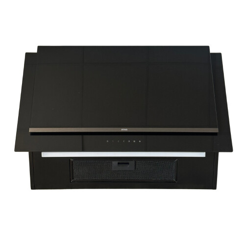 ATAG WS8012DM - Afzuigkap wandschouw - 730 m³/h - Zwart glas