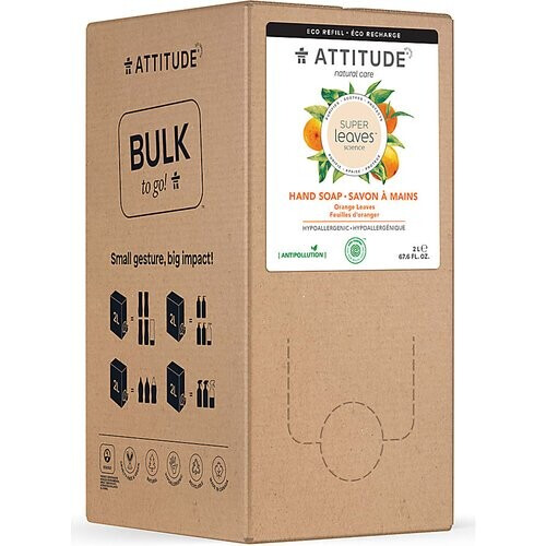 Attitude Bulk2 Go 2l Super Leaves Natuurlijke Handzeep - Orange Leaves Tweedehands