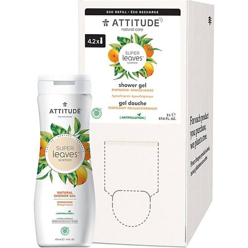 Attitude Douchegel Refill Set - Energising Tweedehands