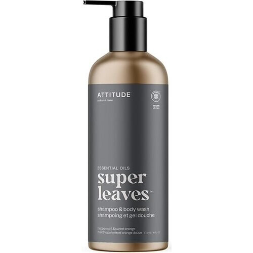 Attitude Essentials Shampoo & Douchegel Pepermunt & Zoete Sinaasappel Tweedehands