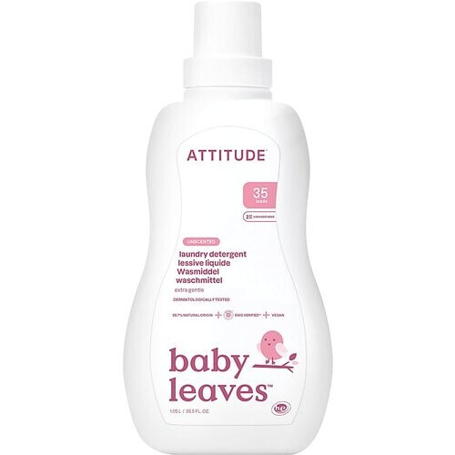 Attitude Little Ones Baby Vloeibaar Wasmiddel - Parfumvrij 35 wasb... Tweedehands