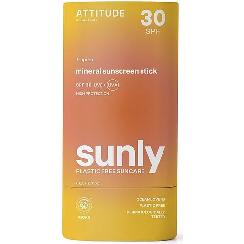 Attitude Sunly Zonnebrandstick SPF30 - Tropisch Tweedehands