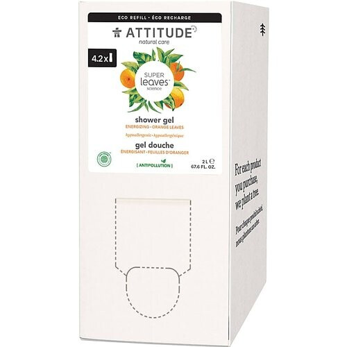 Attitude Super Leaves bulk2 go Douchegel, verkwikkend 2 Ltr Tweedehands
