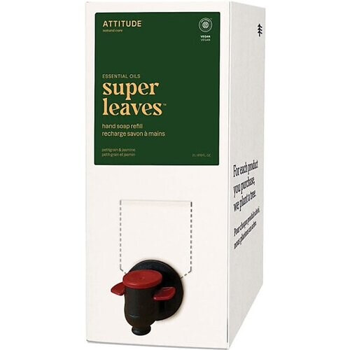 Attitude Super Leaves Essentials Handzeep Petitgrain & Jasmijn Refill Tweedehands