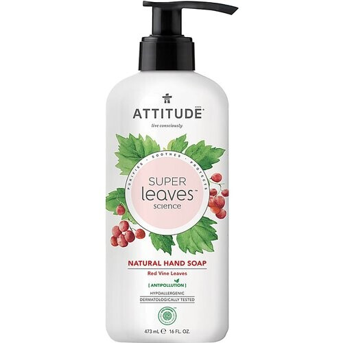 Attitude Super Leaves Natuurlijke Handzeep - Red Vine Leaves Tweedehands