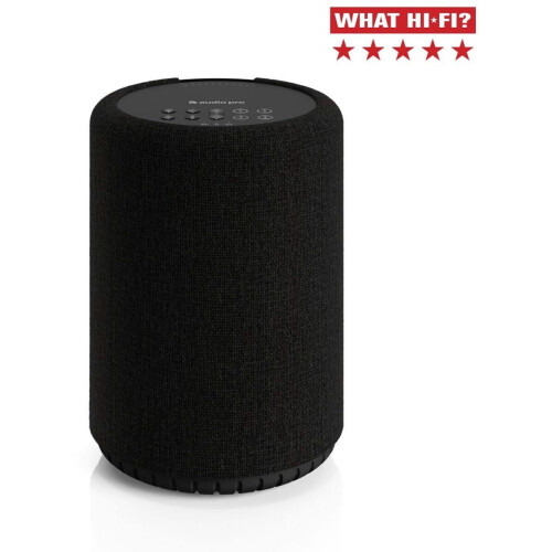 Audio Pro A10 MkII - Smart Multiroom Actieve Luidspreker - Draadloze WiFi&Bluetooth - Compact&Stijlvol - Zwart