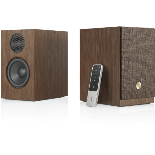 Audio Pro A28 W - Actieve Boekenplank Speakers - Multiroom 2x75W - Walnoot Tweedehands