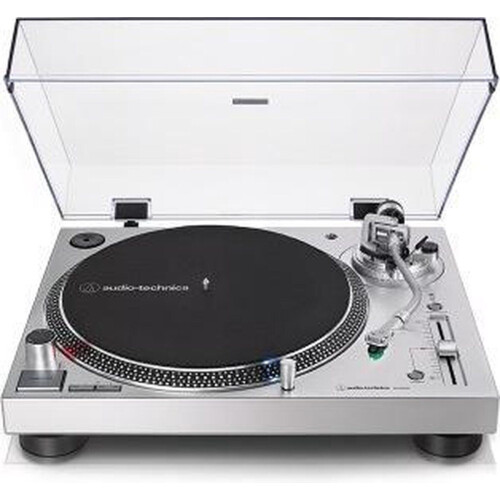Audio-Technica AT-LP120X - Draaitafel - Handmatig - Zilver Tweedehands
