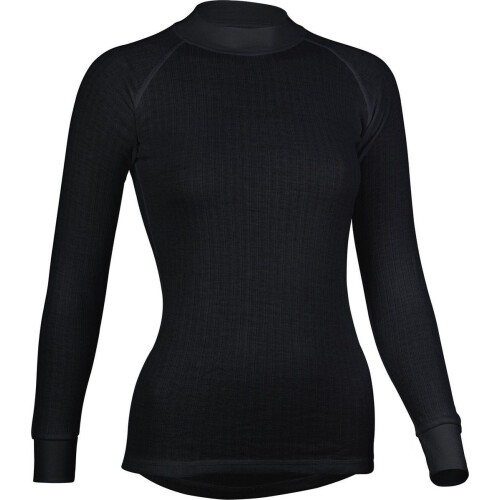 Avento Thermoshirt - Lange Mouw - Dames - Drop-needle techniek - Zwart - Maat 36 Tweedehands