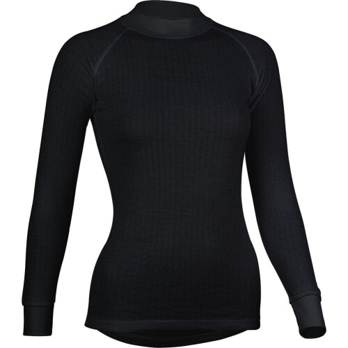 Avento Thermoshirt - Lange Mouw - Dames - Zwart - Maat 40