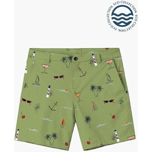 Averie mannen vegan Short Gavin Van Arlo Beach Op Olijfgroen Tweedehands