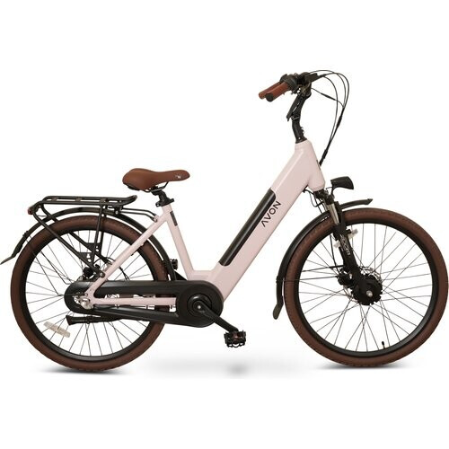 Avon Bx1 Elektrische Fiets 26 Inch – 250w Voorwielmotor 504wh Accu 90km Actieradius Hydraulische Schijfremmen Nexus 3-speed Kleurendisplay Lage Instap Dusty Rose Tweedehands