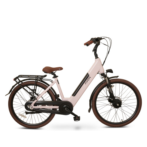 Avon Bx1 Elektrische Fiets 26 Inch – 250w Voorwielmotor 504wh Accu 90km Actieradius Hydraulische Schijfremmen Nexus 3-speed Kleurendisplay Lage Instap Dusty Rose