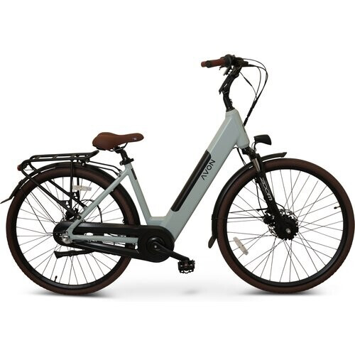 Avon Bx1 Elektrische Fiets 28 Inch – 250w Voorwielmotor 504wh Accu 90km Actieradius Hydraulische Schijfremmen Nexus 3-speed Kleurendisplay Lage Instap Muted Grayish-blue Tweedehands
