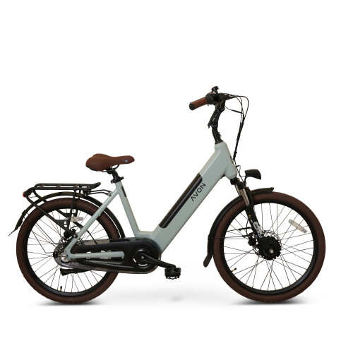 Avon Bx1 Elektrische Kinderfiets 24 Inch – 250w Voorwielmotor 504wh Accu 90km Actieradius Hydraulische Schijfremmen Nexus 3-speed Kleurendisplay Muted Grayish-blue