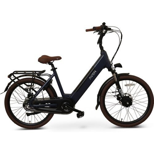 Avon Bx1 Elektrische Kinderfiets 24 Inch – 250w Voorwielmotor 504wh Accu 90km Actieradius Hydraulische Schijfremmen Nexus 3-speed Kleurendisplay Lage Instap Jeans Blue Tweedehands