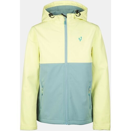 Ayacucho Firla Softshell Jas Kids Geel/Lichtblauw Tweedehands