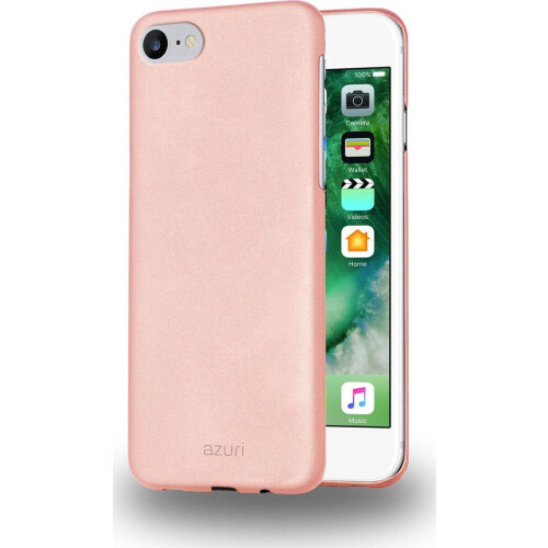 Azuri iPhone 7/8 - Back Cover - Soft touch coating - Goudroze