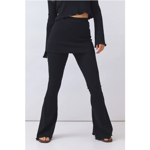 BaÃ¬ge the Label dames vegan Rokbroek Batari Zwart Tweedehands
