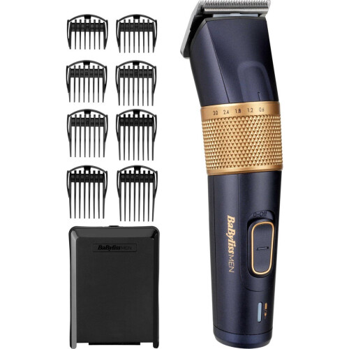BaByliss Lithium Power Pro E986E - Tondeuse - 45 lengte-instellingen - Draadloos tot 160 min - Blauw