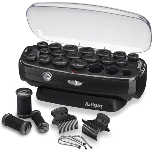 BaByliss RS035E - Thermo Ceramic Rollers Krulset - 20 Keramische rollers - Zwart Tweedehands