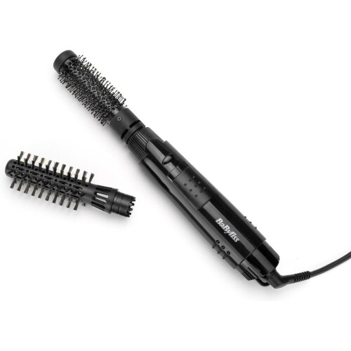 BaByliss Smooth Shape AS86E - Föhnborstel - 2 opzetborstels - Zwart Tweedehands