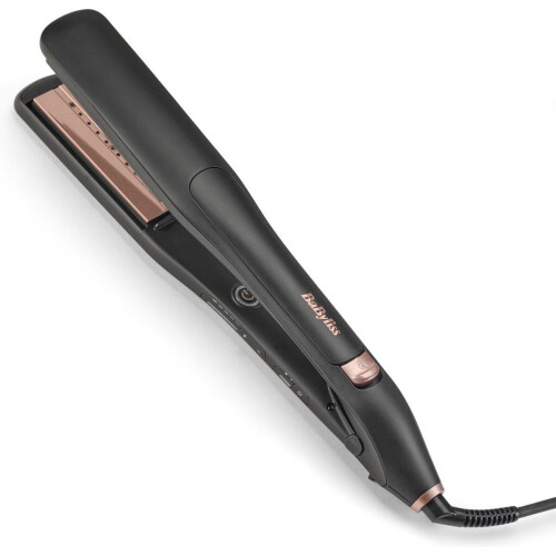 BaByliss Steam Luxe Styler ST596E - Stijltang - Stoomsysteem - 36MM brede platen - Zwart met roségoud Tweedehands