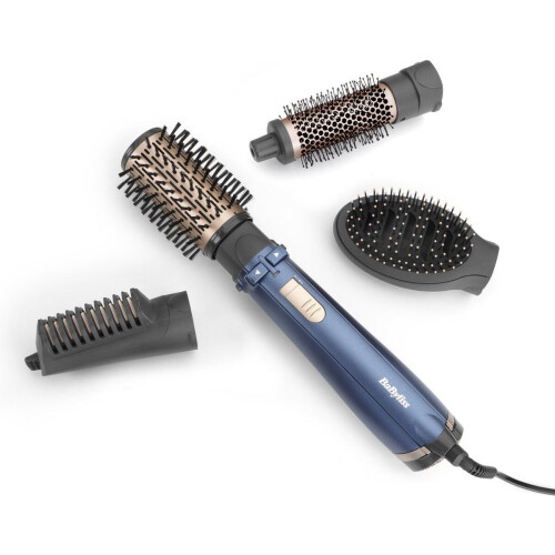 BaByliss Style Pro 1000 AS965E - Föhnborstel - Roterende 50mm opzetborstel met 4 opzetstukken - Teal