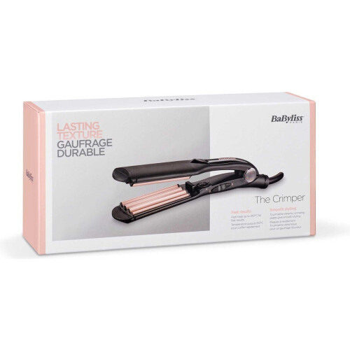 BaByliss The Crimper Wafeltang 2165CE - 10 temperatuurinstellingen - Tourmaline-keramische coating