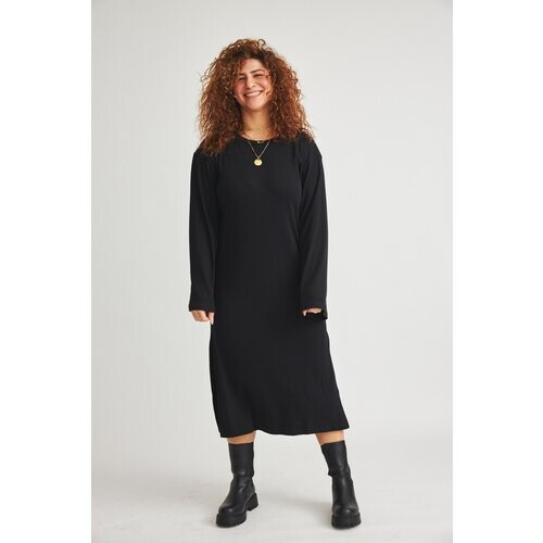 Baìge the Label dames vegan Jurk Becca Zwart Tweedehands