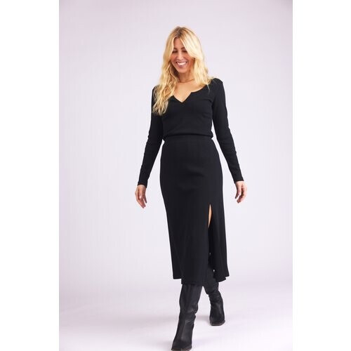Baìge the Label dames vegan Rok Blake Zwart Tweedehands