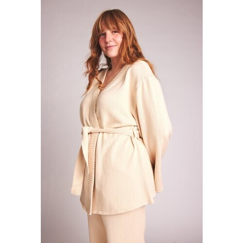 Baìge the Label dames vegan Vest Cali Lichtbeige Natuur Tweedehands