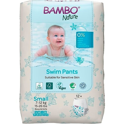 Bambo Nature Zwemluierbroekjes Maat S 7-12 kg Tweedehands