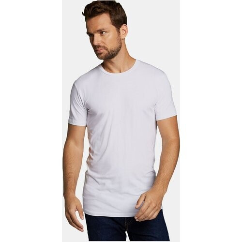 Bamboo Basics Ruben T-shirt SS 2-Pack Wit Tweedehands